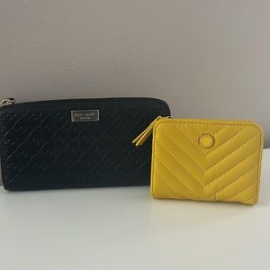 Kate Spade Neda Penn Place Embossed Wallet + Steve Madden Wallet